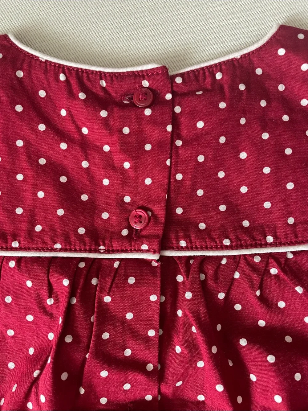 Gymboree Cherry Picking Cotton Red polka dot Aline shirt Top Girl Sz 4T